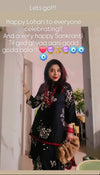 Old-Ignore-Black Dhoti Skirt Dress With Neckpiece - view 10
