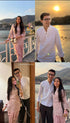 Pink Cutwork Kurta with Dhoti and Singlet