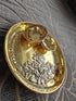 Small Kundan Brass Pooja Thali Set - Accessory