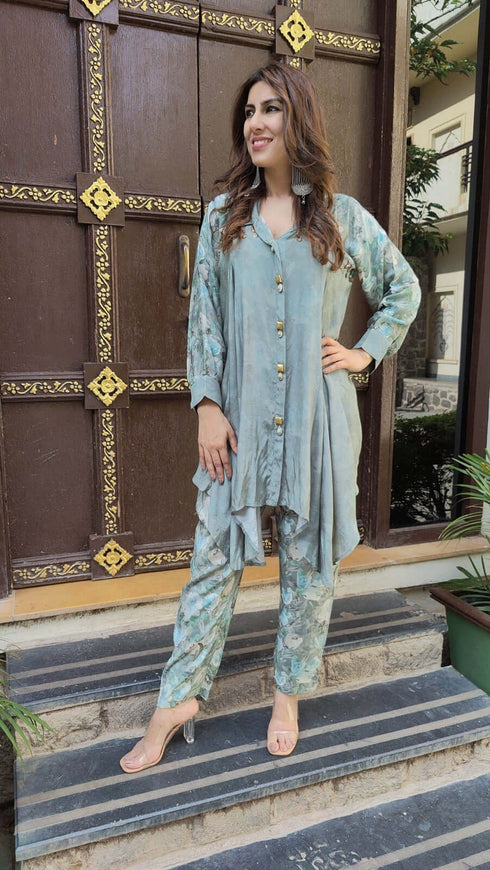 Smoky Blue Coord Set