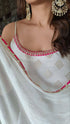 Spaghetti White Sharara Set