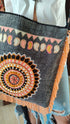 Sun Grey Jute Banjara Handcrafted Embroidery Tote Bag
