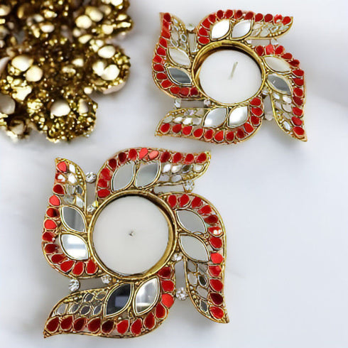 Swastik Diya Set - Accessory