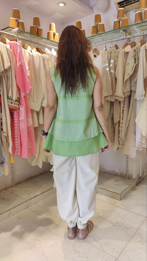 Three Piece Green Cargo Coord Set