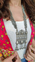 Tribal Long Oxidised Necklace for Women