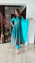 Turquoise Blue Anarkali Set