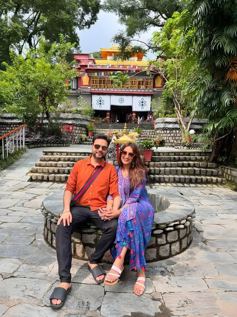 Violet Butterfly Co ord Set