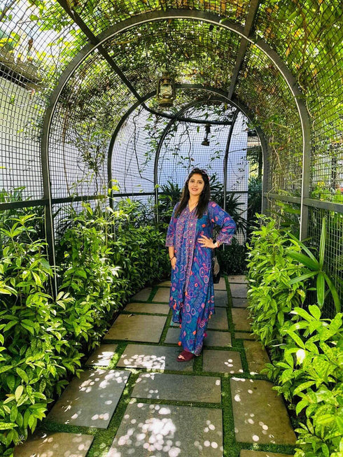 Violet Butterfly Co ord Set