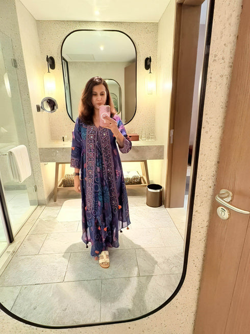 Violet Butterfly Co ord Set