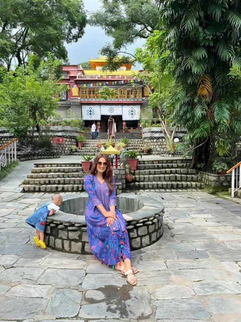 Violet Butterfly Co ord Set