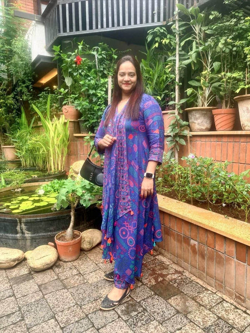 Violet Butterfly Co ord Set