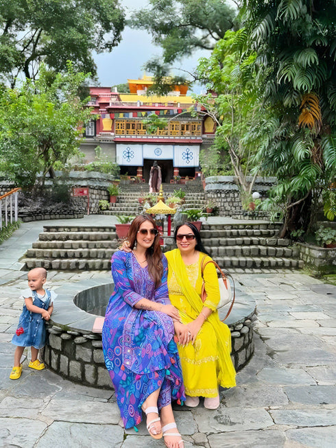 Violet Butterfly Co ord Set