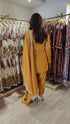 Mustard Chikan Set With Duppatta