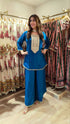 Punjabi Blue Kurta Pant Set