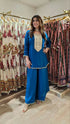 Punjabi Blue Kurta Pant Set