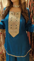 Punjabi Blue Kurta Pant Set