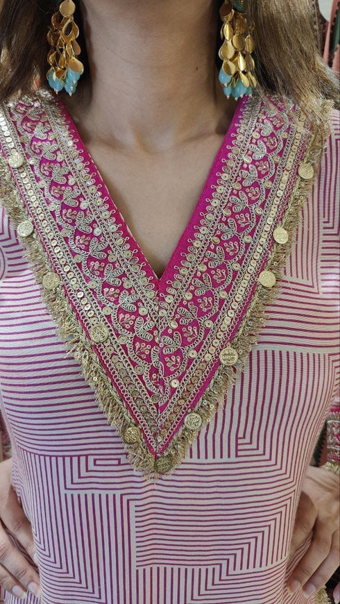 Pink Stripes Coord Set