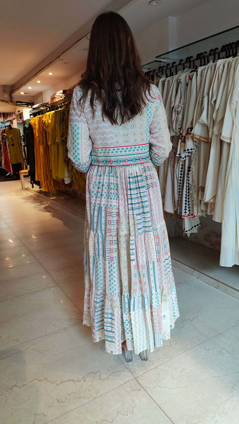 White Dress With Shrug