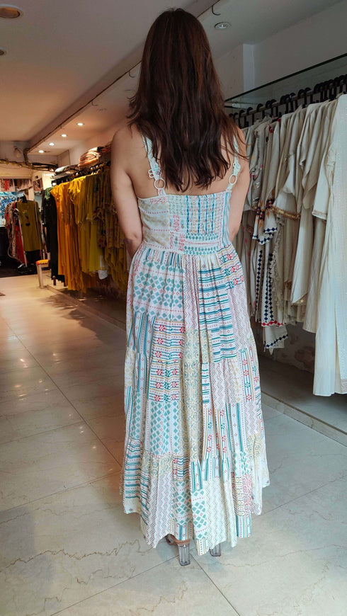 White Dress With Shrug