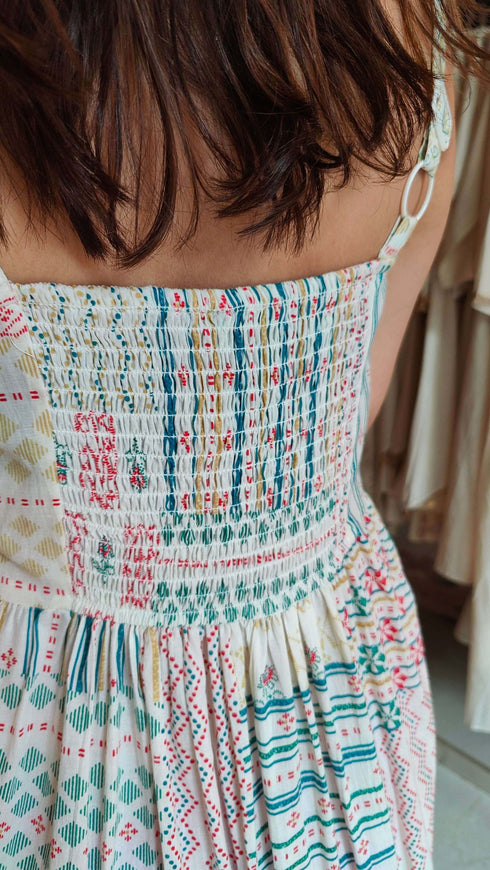 White Dress With Shrug