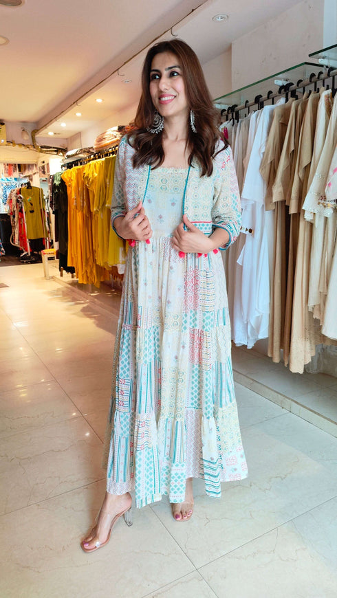 White Dress With Shrug