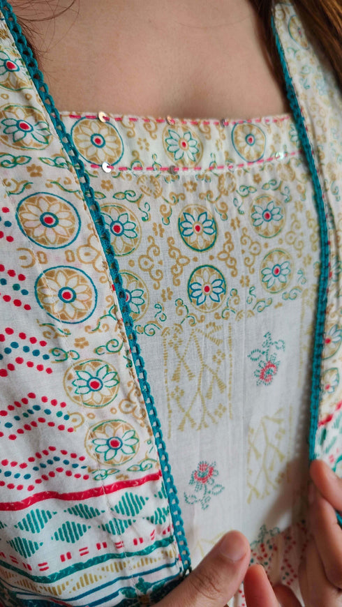 White Dress With Shrug