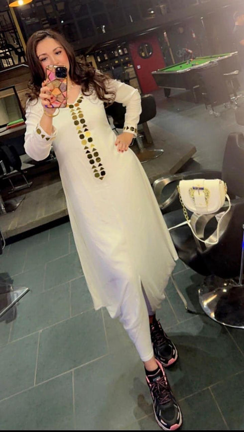 White Gold Dress