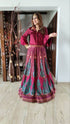 Wine Purple Shirt Lehenga Set