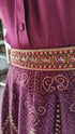 Wine Purple Shirt Lehenga Set