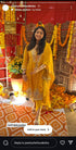 Yellow Anarkali Dhoti Set