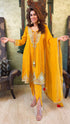 Yellow Anarkali Dhoti Set