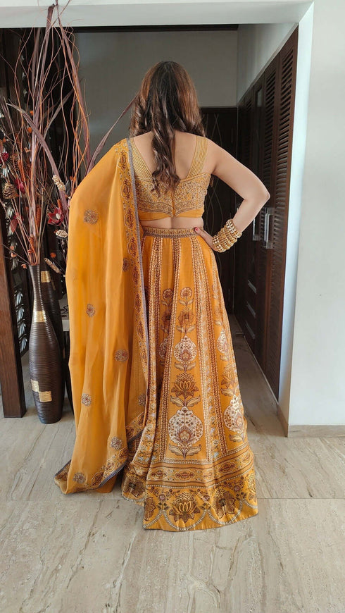 Yellow Lehenga Set