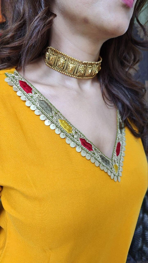 Yellow Wrap Around Set