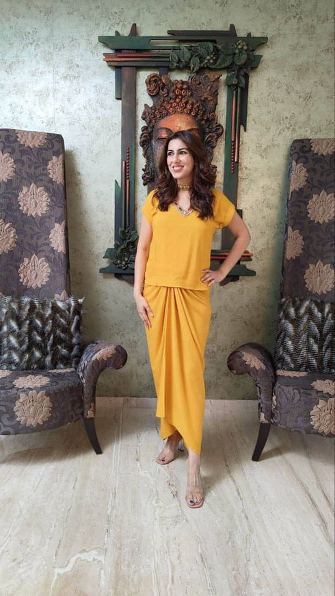 Yellow Wrap Around Set