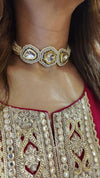 Beaded Kundan Choker Necklace - view 8