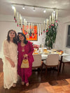 Beetroot Pink Jumpsuit with Jacket