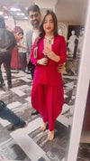 Beetroot Pink Jumpsuit with Jacket