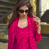 Beetroot Pink Jumpsuit with Jacket - view 45