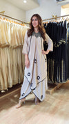 Beige Butterfly Dress - view 5