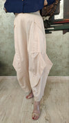 Beige Flared Pants with Not Abla Nari Shirt - view 2