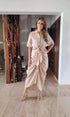 Beige Shirt Gown