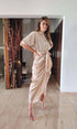 Beige Shirt Gown