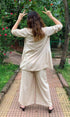 Beige Waistcoat Set