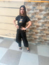 Black 3 Piece Coord Set - Neckpiece included - view 10