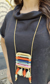 Black 3 Piece Coord Set - Neckpiece included