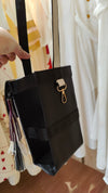 Black And White Card Farshi Salwar without Sling Bag - view 9
