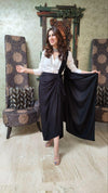 Black Drape Skirt - Top Not Included