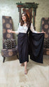 Black Drape Skirt - Top Not Included