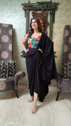 Black Drape Skirt - Top Not Included