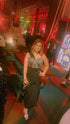 Black Drape Skirt - Top Not Included